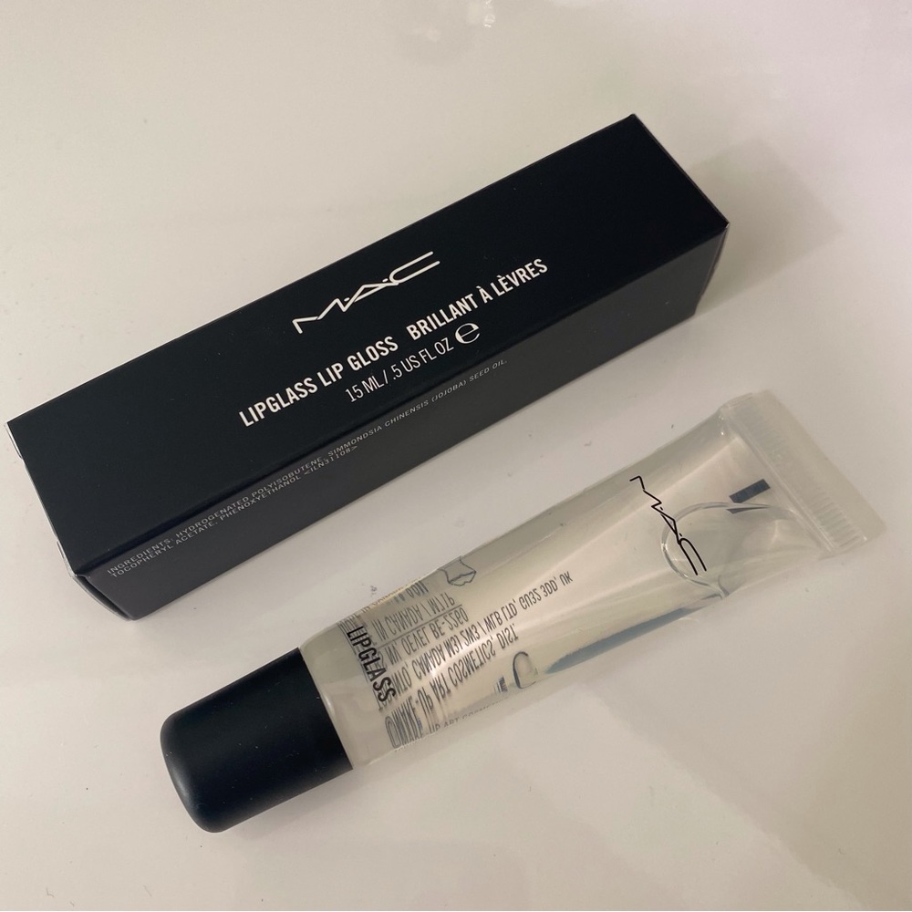 Mac Lipglass Clear Lip Gloss 15ml/0.5fl.oz. Full Size